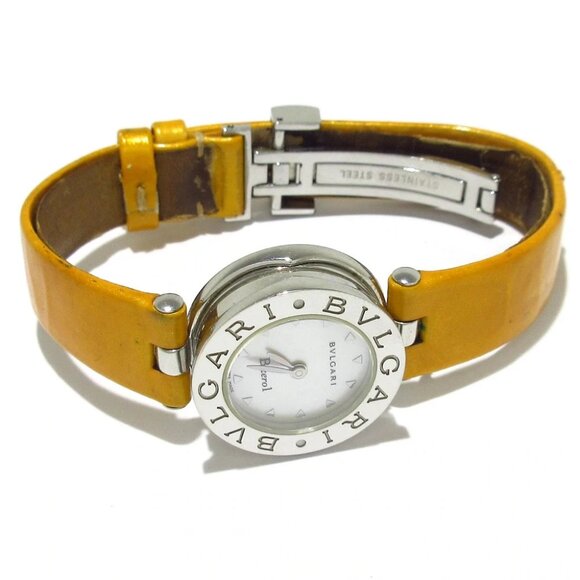 Auth BVLGARI B-zero1 BZ22S D***** Gold Women's Wrist Watch - Picture 8 of 8